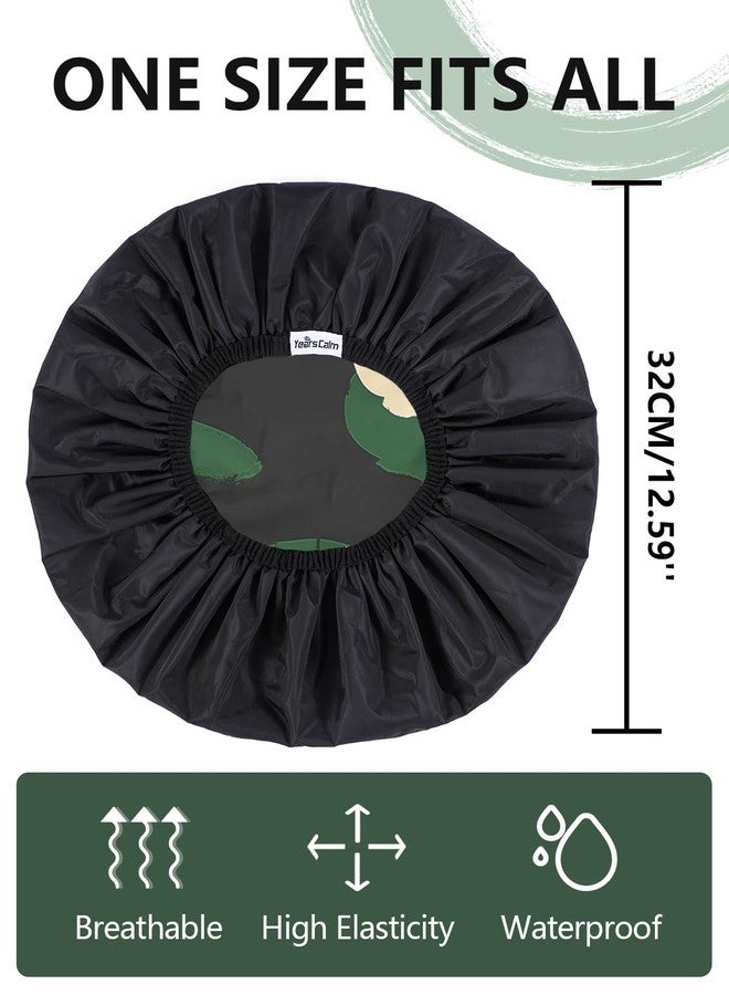 Years calm Shower Cap for Men, Waterproof Reusable Hair Cap with Dual-Layer Design, Reversible Double-Sided Use, Stretchable Elastic Band, Comfortable Fit for Shower, Gym, Hair Care & Travel - Image 5